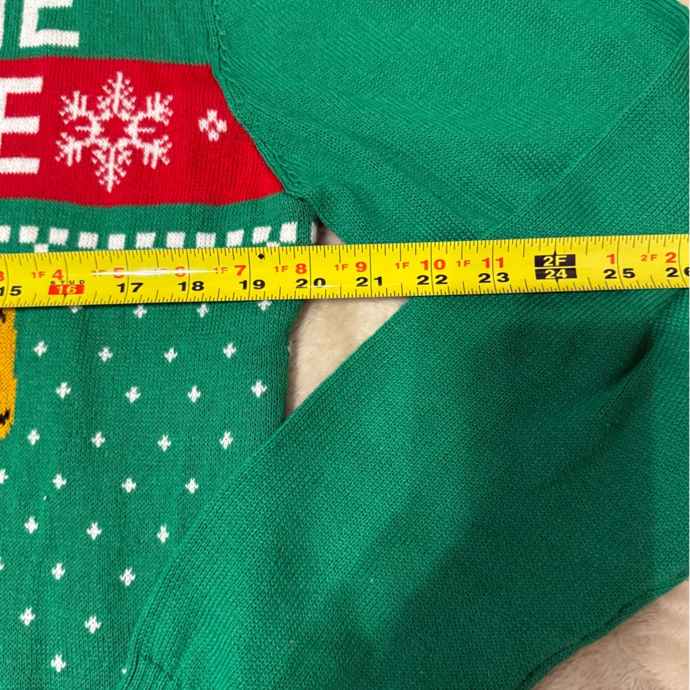 NWT Take Me Gnome Tonight Ugly Christmas Sweater Gnome Beer Funny Holiday‎ Green - Picture 6 of 8